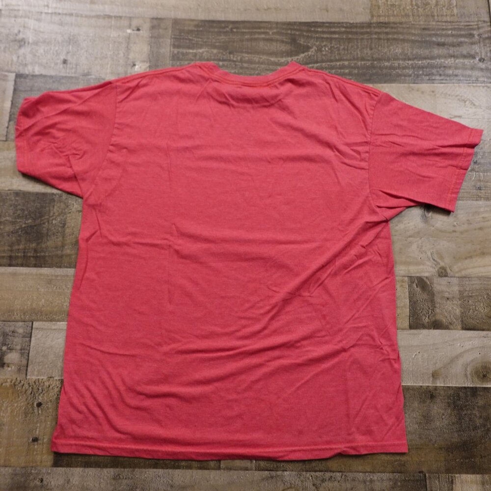 Star Wars Millennium Falcon Blueprint Graphic T-Shirt Men’s XL Red Sci-Fi - Picture 8 of 9
